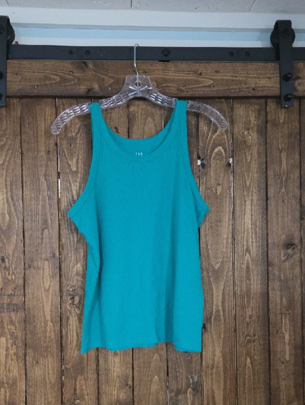 GAP Light Green Ribbed Tank - Picture 5 of 6